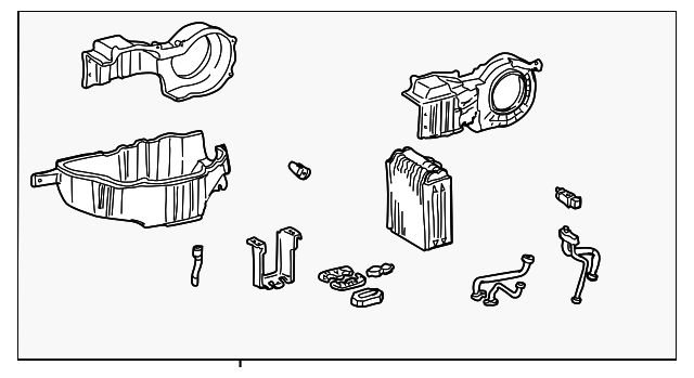 87030-08041 Деталь EVAPORATOR ASSY