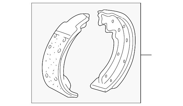 1F60-26-310 Деталь BRAKE SHOES