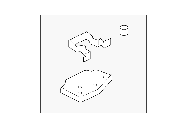 25723918 Деталь TRANS SUPPORT REINFORCEMENT, LEFT
