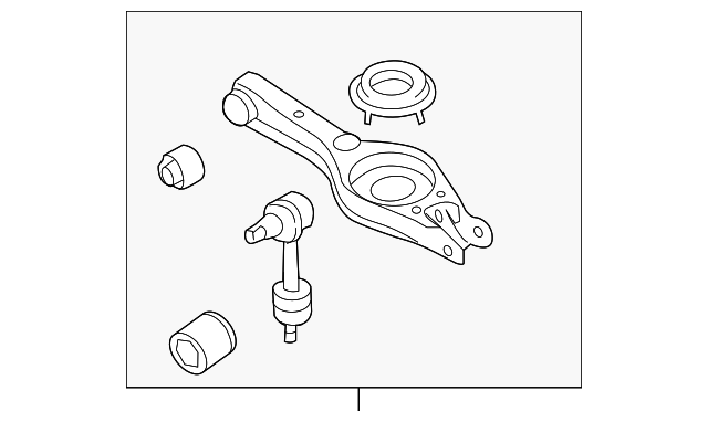 55210-3S050 Деталь LOWER CNTRL ARM, LEFT