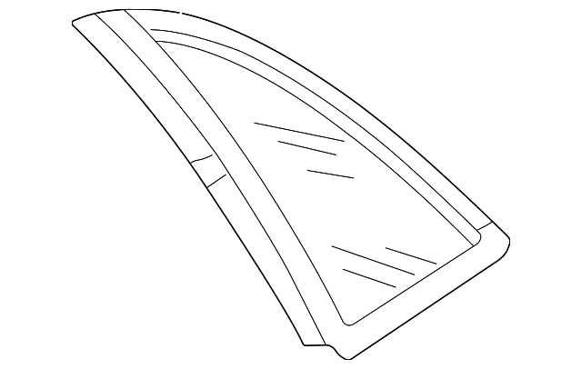 8E5-845-300-AA-NVB Деталь QTR GLASS, RIGHT