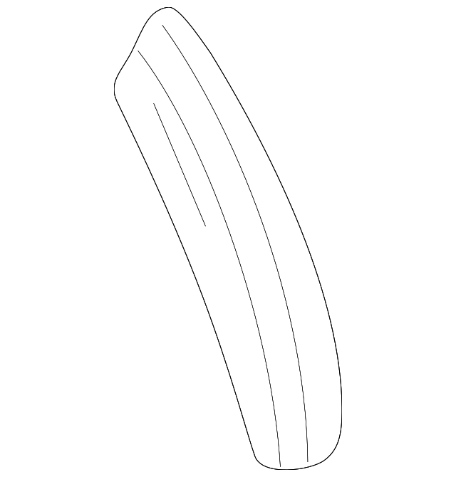 62377-17020 Деталь WEATHERSTRIP RETAINER, RIGHT