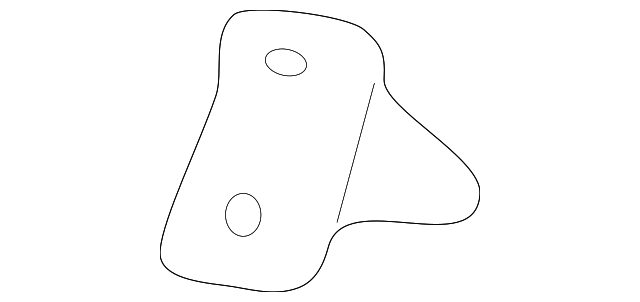 58395-17020 Деталь ROOF PANEL BRACKET, RIGHT