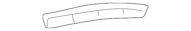 62365-17030 Деталь WEATHERSTRIP RETAINER, RIGHT