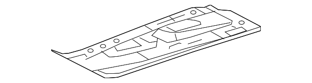 58112-42010 Деталь FRONT FLOOR PAN, LEFT