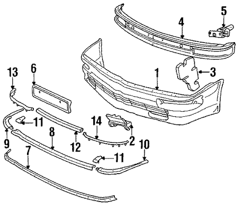V8 Quattro BUMPER & COMPONENTS - FRONT