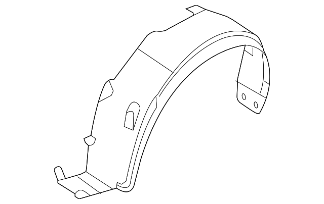 7231586Z00 Деталь FENDER LINER, LEFT