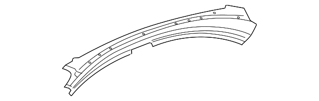 221-637-05-47 Деталь ROOF RAIL, LEFT