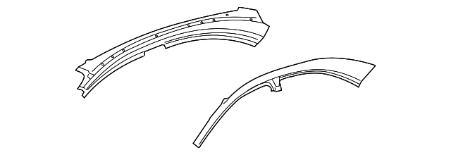 221-630-12-25 Деталь ROOF RAIL, RIGHT
