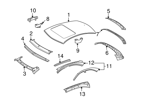 S350 ROOF & COMPONENTS