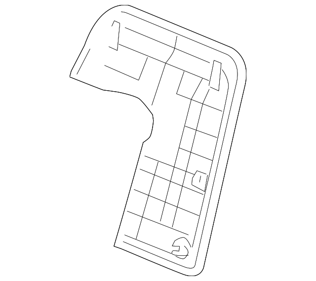 87640-EA000 Деталь SEAT BACK PANEL