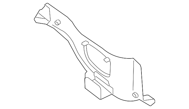 84952-7Z001 Деталь LOWER QTR TRIM, RIGHT