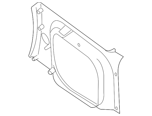 76934-7Z000 Деталь UPPER QTR TRIM, RIGHT