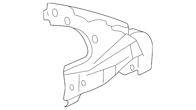 3B5-809-405-D Деталь INNER PANEL, LEFT