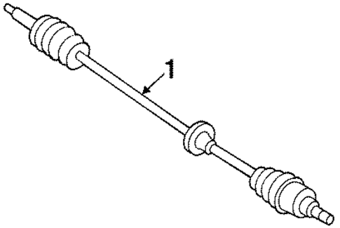 Sephia DRIVE AXLES