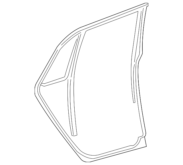 3D7839432PB41 Деталь VENT GLASS, RIGHT