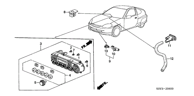 INSIGHT A / C SENSOR