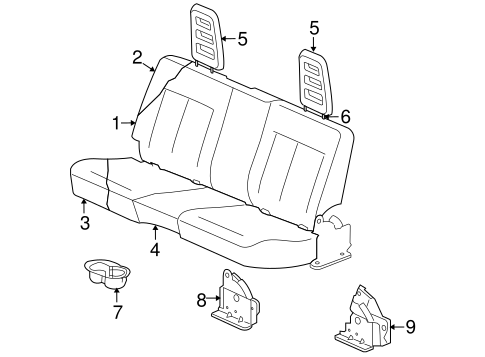 Raider REAR SEAT COMPONENTS 2