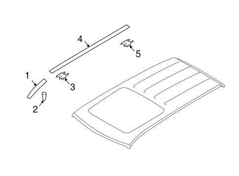 Forester EXTERIOR TRIM - ROOF 4