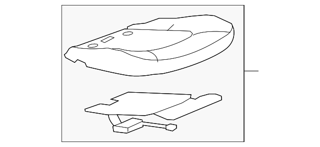 20778918 Деталь SEAT CUSHION PAD