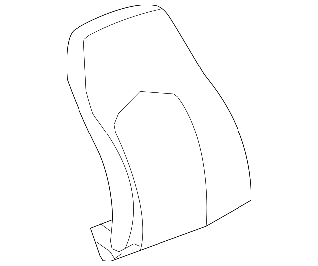 22795264 Деталь SEAT BACK COVER
