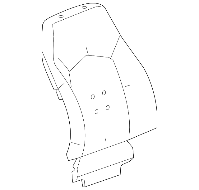 20810970 Деталь SEAT BACK PAD