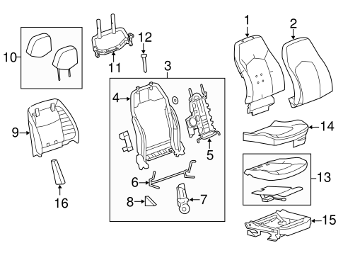 CTS PASSENGER SEAT COMPONENTS 3