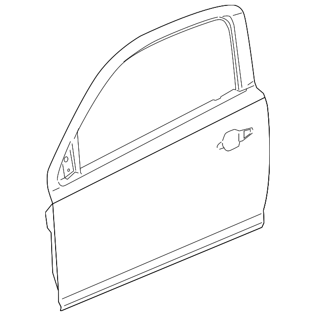 25830151 Деталь DOOR SHELL, LEFT