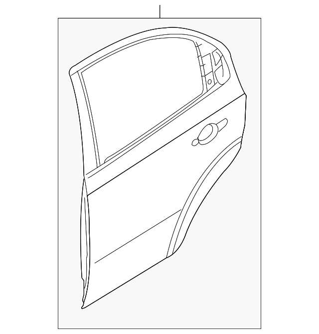 96942347 Деталь DOOR SHELL, LEFT