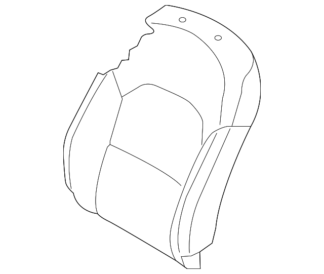 88460-3R580GXU Деталь SEAT BACK COVER