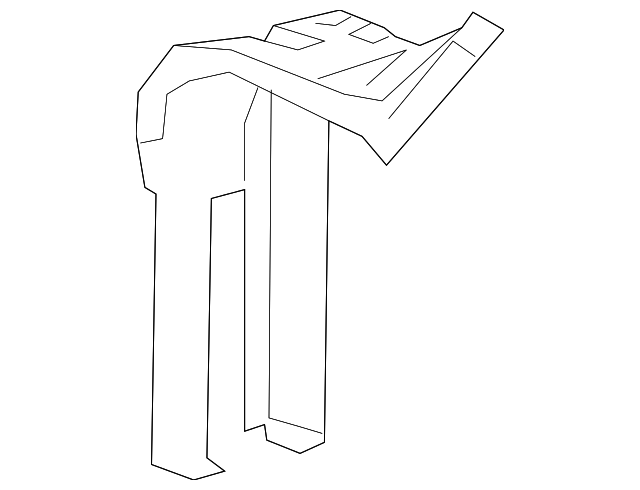 5104165AA Деталь PANEL SUPPORT, LEFT