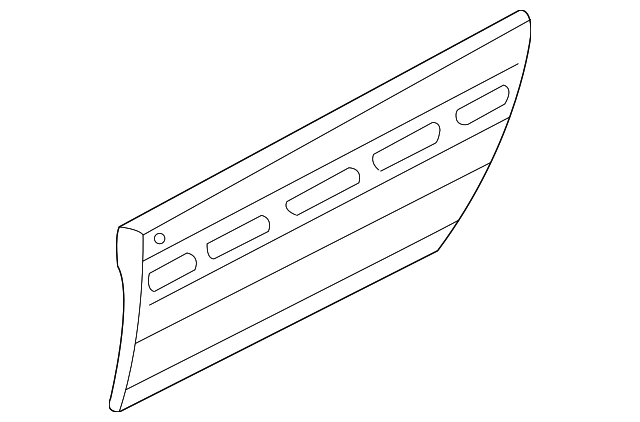 5EY75XS9AF Деталь LOWER CLADDING, LEFT
