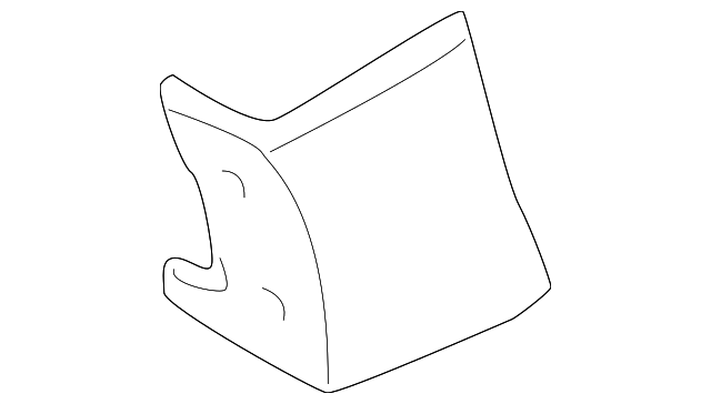 YL8Z16038DAB Деталь ROCKER MOLDING, RIGHT