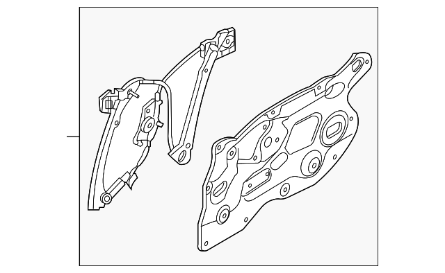 80775-3GY0A Деталь REGULATOR MODULE, LEFT