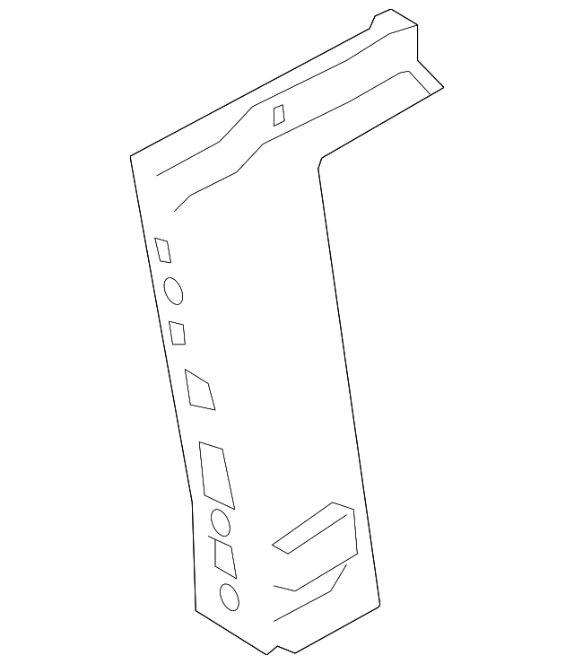 87601-CD100 Деталь SEAT BACK FRAME