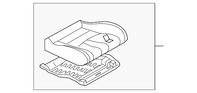 87300-CD070 Деталь SEAT CUSHION