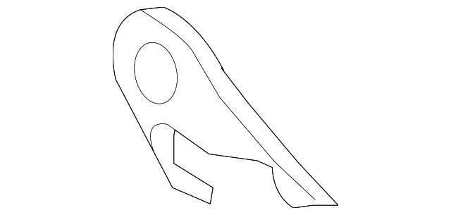 87406-CD010 Деталь RECLINE COVER, LEFT