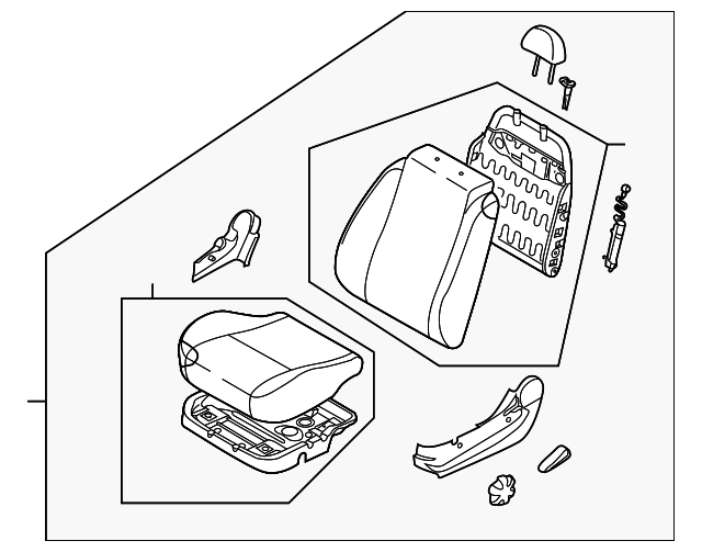 96668840 Деталь SEAT ASSY, LEFT