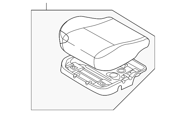 96669370 Деталь SEAT CUSHION, LEFT