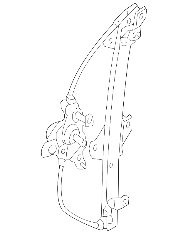 83402-1R000 Деталь WINDOW REGULATOR, RIGHT