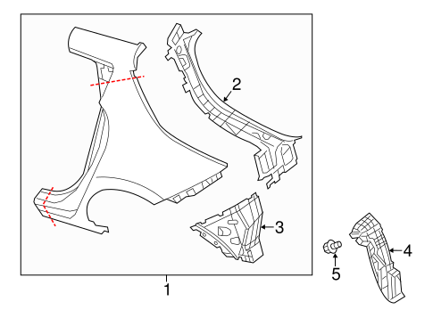 Leaf QUARTER PANEL & COMPONENTS