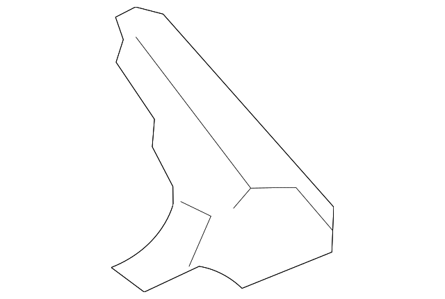 53866-30110 COWL GRILLE OUTER SEAL, RIGHT