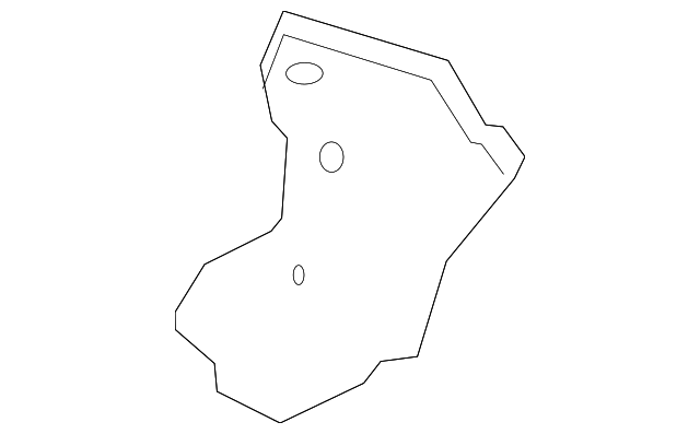 55716-30160 COWL TOP PANEL BRACE, LEFT