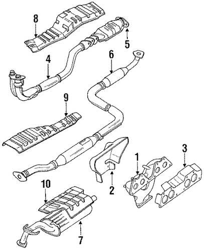 Sonata EXHAUST COMPONENTS