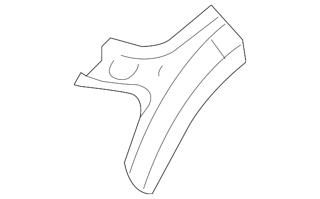 76327-5M030 Деталь ROOF RAIL, LEFT