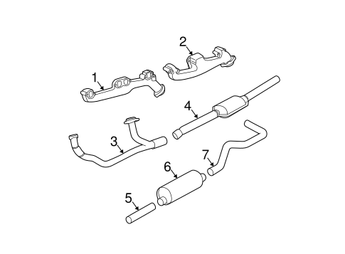 Dakota EXHAUST COMPONENTS