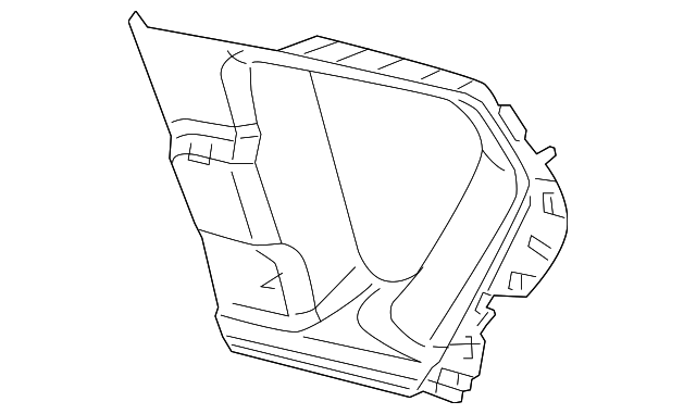 YF70HDAAC Деталь UPPER QTR TRIM, RIGHT