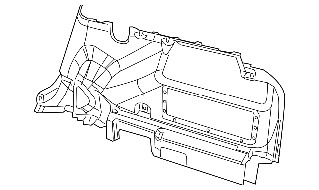 YF67DK2AL Деталь LOWER QTR TRIM, LEFT