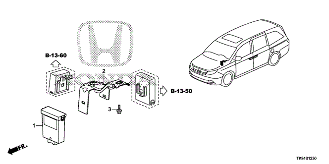 ELECTRICAL / EXHAUST / HEATER / FUEL/TPMS UNIT for 2011 Honda ODYSSEY #1
