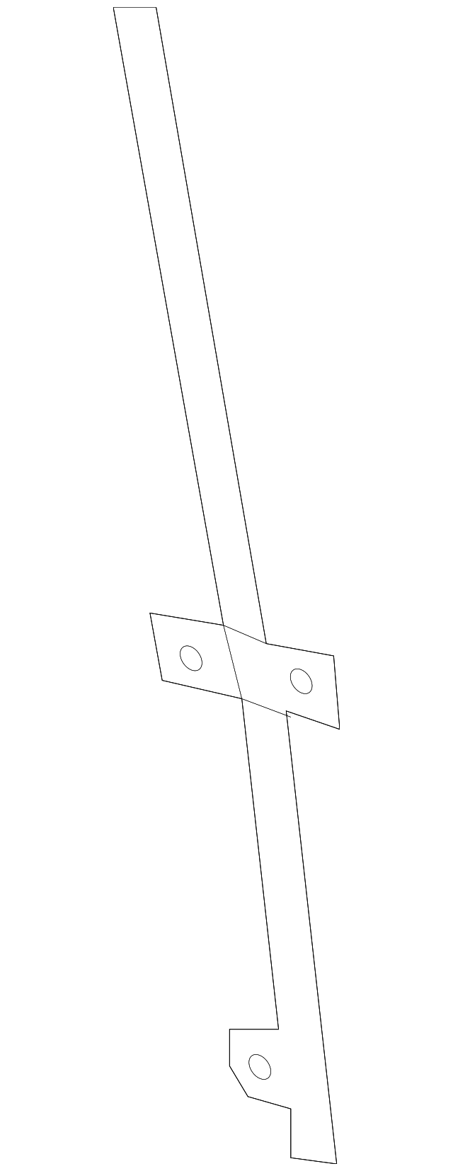 1K5-839-407-K-03C Деталь CHANNEL, LEFT